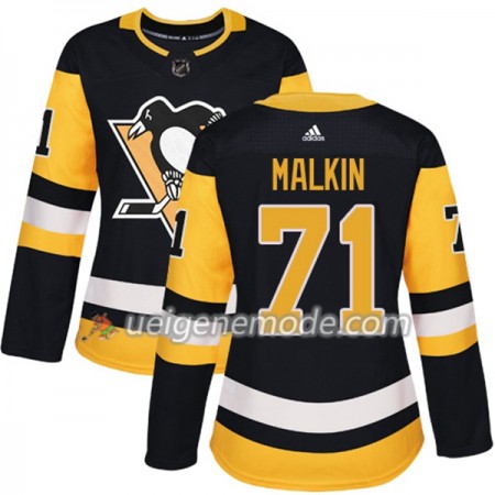 Dame Eishockey Pittsburgh Penguins Trikot Evgeni Malkin 71 Adidas 2017-2018 Schwarz Authentic